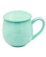 Kubek z zaparzaczem i pokrywką miętowy