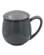 Kubek z zaparzaczem i pokrywką szary