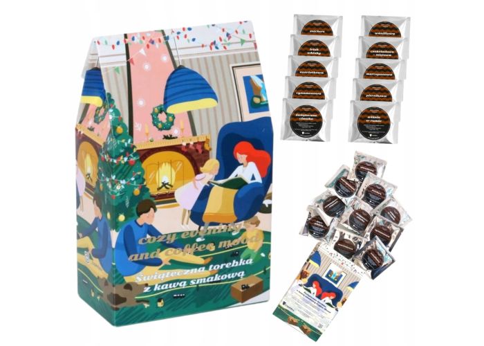 Świąteczna torebka z kawami smakowymi Coffee Mood
