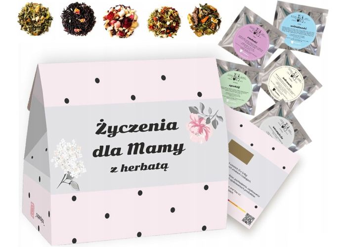 Życzenia z herbatą dla Mamy – zestaw na prezent dla matki