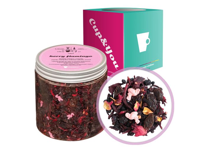 BERRY FLAMINGO - herbata owocowa sypana napar