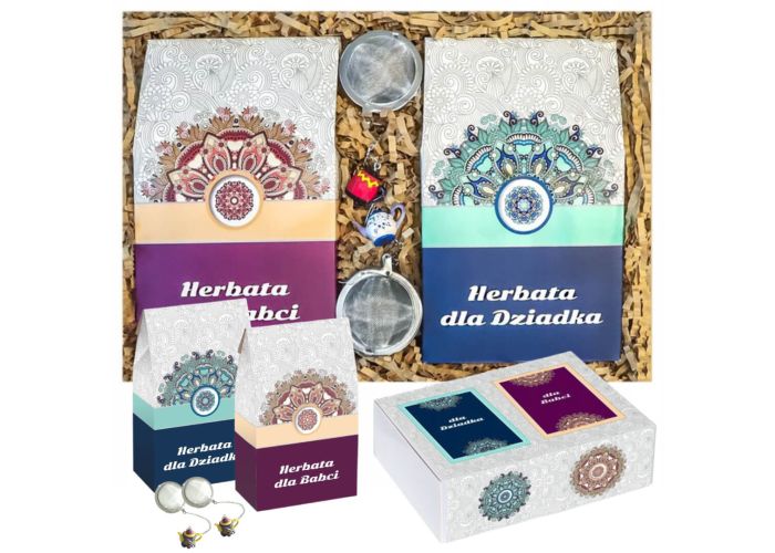 Box z herbatą dla Babci i Dziadka
