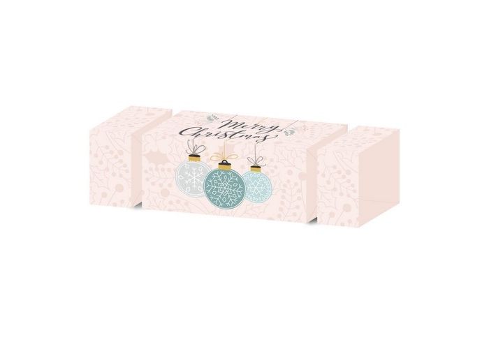 Cracker z kawą lub herbatą do wyboru "Merry Christmas"
