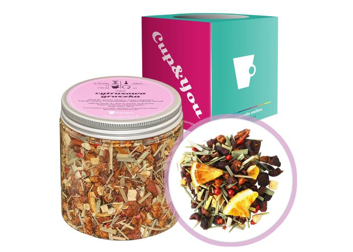 CYTRUSOWA GRUSZKA - herbata owocowa sypana napar