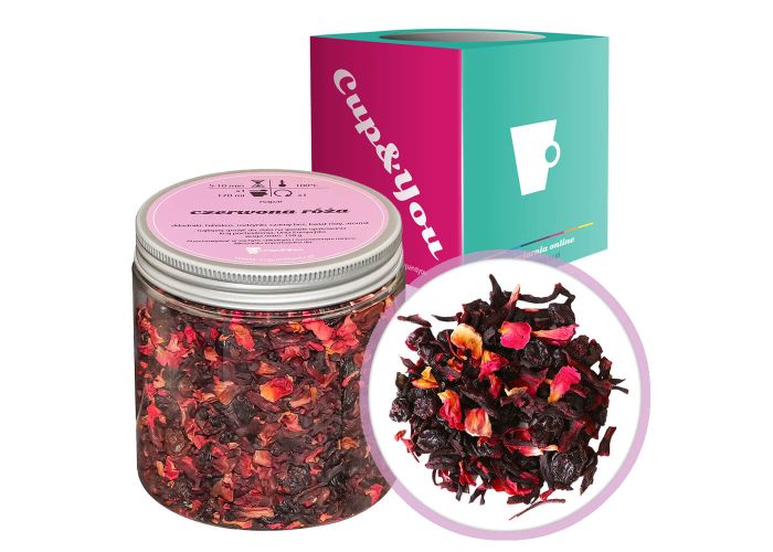 CZERWONA RÓŻA - herbata owocowa sypana napar