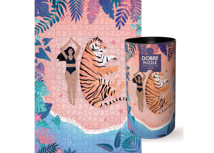 Puzzle GIRL AND THE TIGER