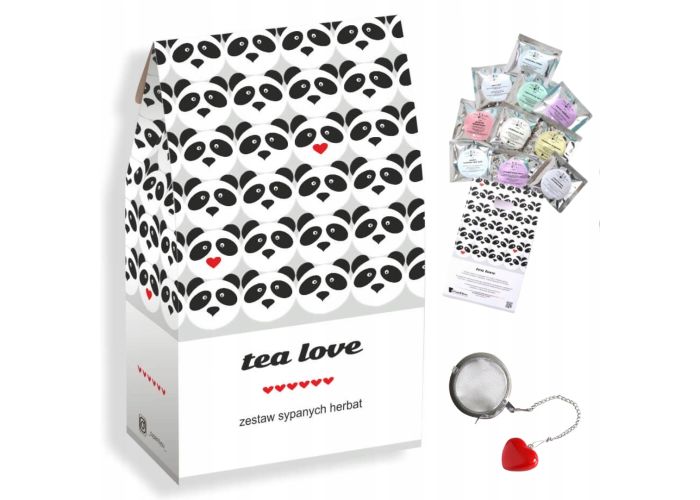 Tea love zestaw herbat z zaparzaczem
