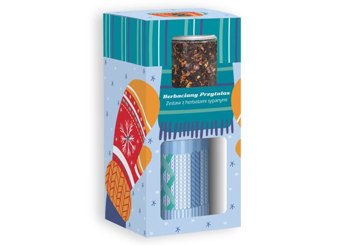 HERBACIANY PRZYTULAS zestaw herbat z akcesoriami