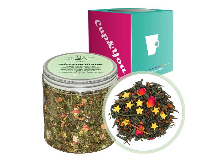 MLECZNA DROGA - herbata zielona sypana liściasta