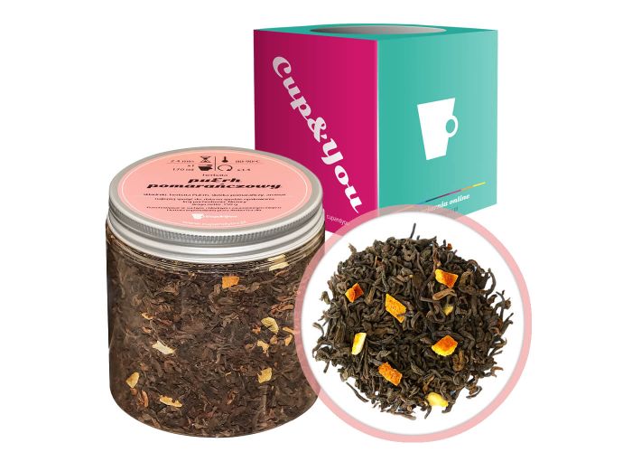 PUERH POMARAŃCZOWY - herbata czerwona pu-erh sypana liściasta