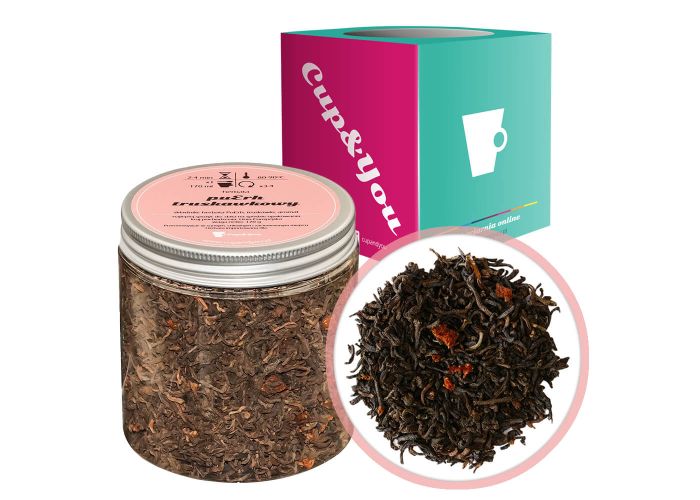 PUERH TRUSKAWKOWY - herbata czerwona pu-erh sypana liściasta