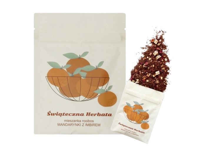 Świąteczna herbata MANDARYNKI Z IMBIREM 30g