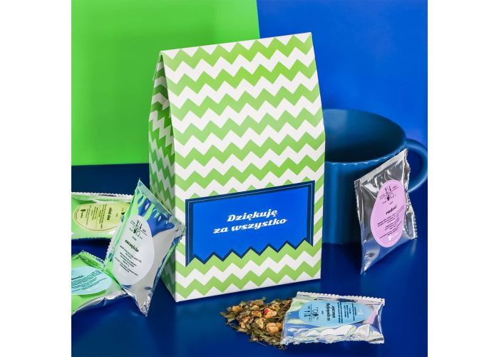 Personalizowany zestaw herbat - ZIELONY