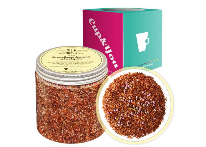TRUSKAWKOWA SŁODYCZ  - herbata rooibos sypana