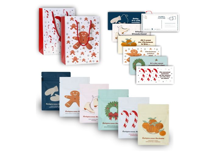 Zestaw świątecznych kaw i herbat