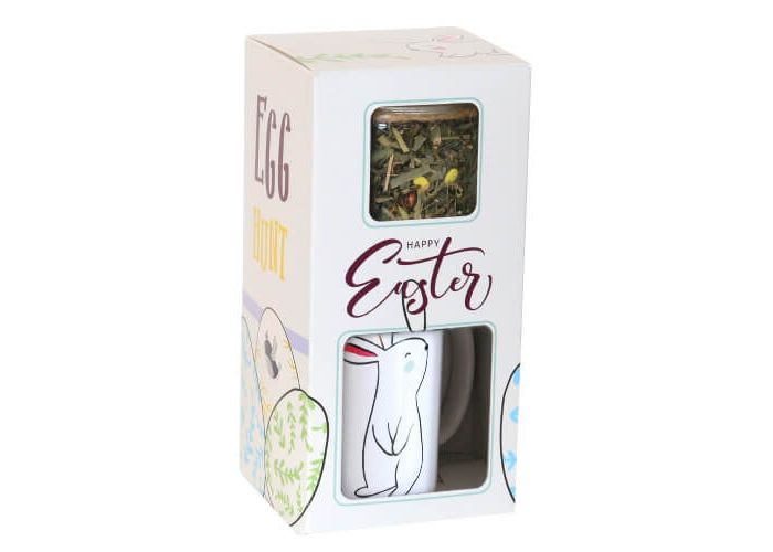 HAPPY EASTER BOX herbata z kubkiem