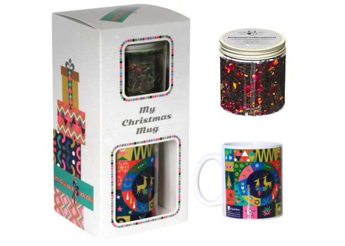 Zestaw My Glossy Christmas Mug z herbatą