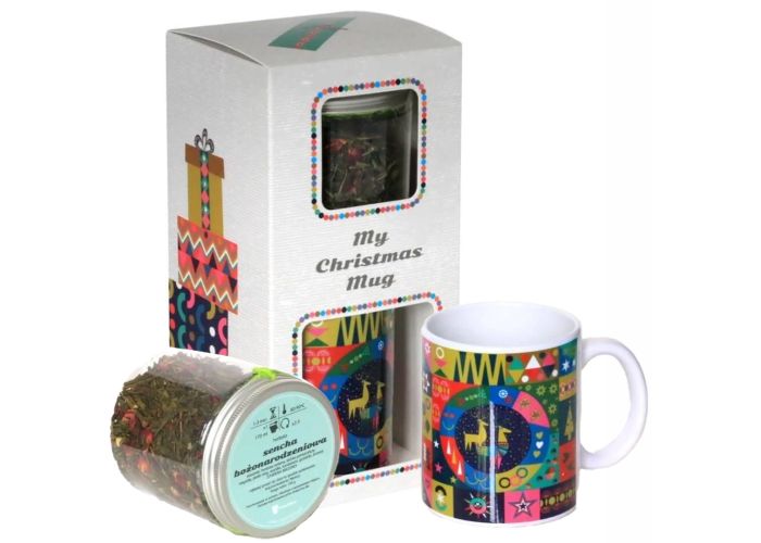 Zestaw My Glossy Christmas Mug z herbatą