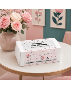 Herbata dla mamy w kwiecistym pudełku – zestaw herbat na prezent