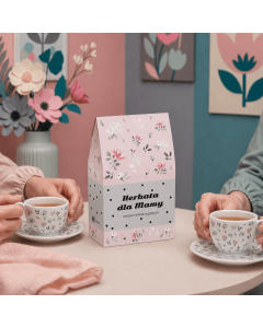 Herbata dla mamy w kwiecistej torebce – zestaw herbat na upominek