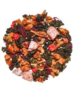 Truskawkowy koktajl - herbata oolong liściasta sypana