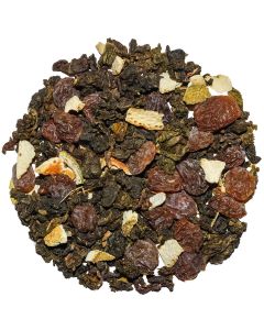 Mandarynka i winogrono - herbata oolong liściasta sypana