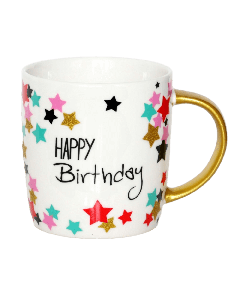 Kubek Happy Birthday w boxie prezentowym