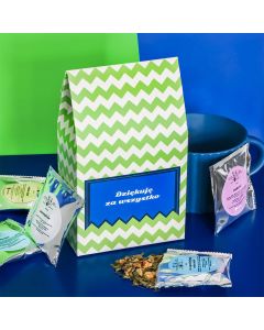 Personalizowany zestaw herbat - ZIELONY