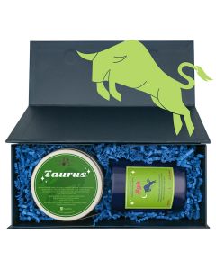 Zestaw zodiakalny BYK. Świeca i herbata