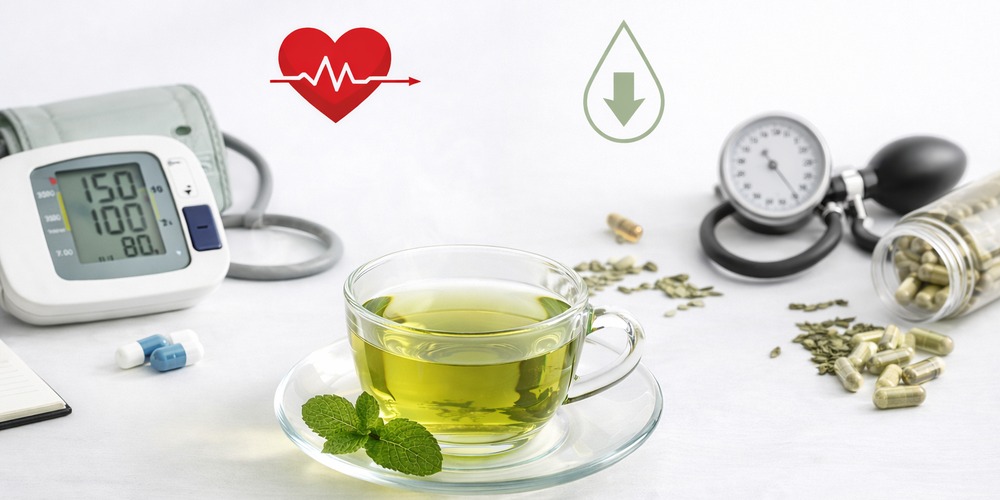 Czy zielona herbata obniża ciśnienie ?