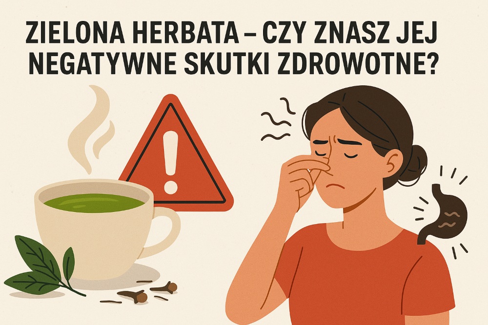 Zielona herbata: czy znasz jej negatywne skutki zdrowotne?