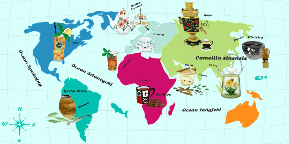 Herbata na mapie świata