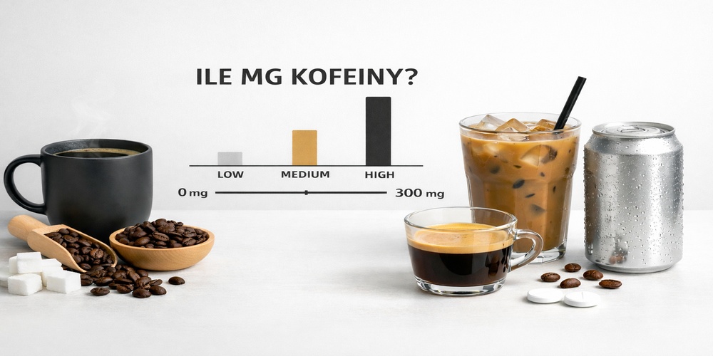 Ile mg kofeiny ma kawa? Sprawdź różnice w napojach